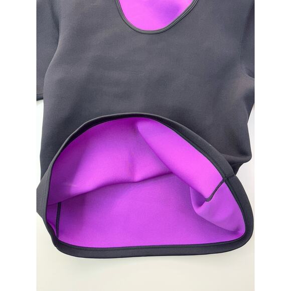 Brick Built Sauna Workout Top Womens 2XL Black Activewear Neoprene Trimmer Gym - Picture 8 of 9